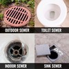 Hourleey Sewer Jetter Kit for Pressure Washer 100FT, Drain Cleaner