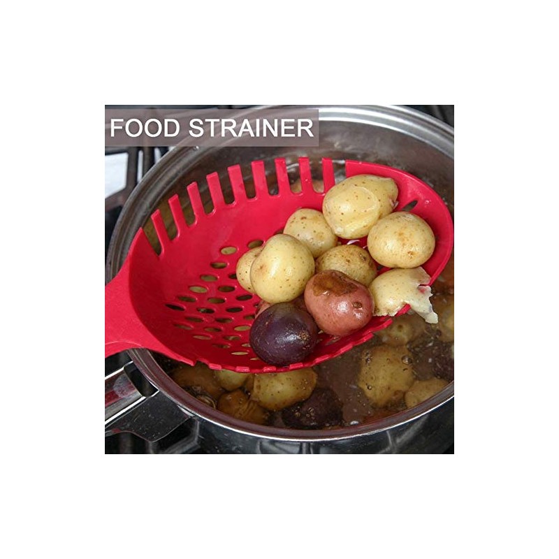 Yuemsh Nylon Spaghetti Server Non-Stick Pasta Fork Slotted Spoon Food