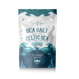 Saltique 1/4lb French Sea Salt Coarse - 100% Natural and Unrefined - Hand-Harvested Mineral Sea Salt (1/4lb coarse)