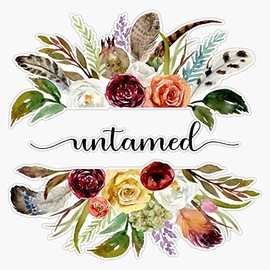 Untamed Glennon Doyle quote Bumper Sticker Vinyl Decal 5 inches