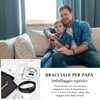 MANVEN Bracelet Papa 1-3, Stainless Steel, No gemstone