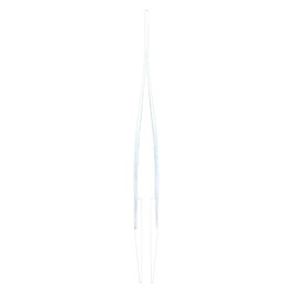 Horotec MSA 12.723 Professional Watchmaker's Tweezers Aluminium with Soft Delrin Tips White 130 mm Long, steel