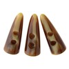 Ototec Cream 10 x 50mm Faux Horn Toggle Buttons for