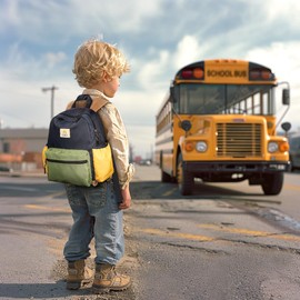 STEAMEDBUN Toddler Backpack for Boys 2-4: Kids Backpack Boys Girls - Preschool Kindergarten Backpack - 12 inch Daycare Backpack