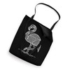Flamingo Wire Frame Tote Bag