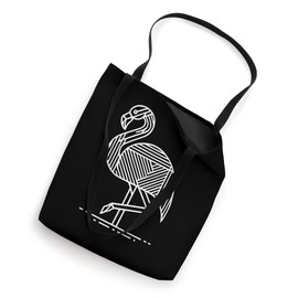 Flamingo Wire Frame Tote Bag