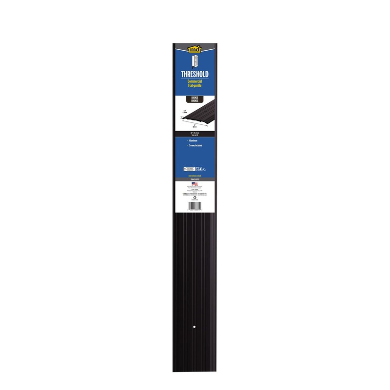M-D Building Products 68395 Aluminum Commercial Flat-Profile Threshold: Durable and