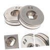 DOITOOL 6pcs Welder Wire Roller Knurled Groove Drive Accessory for
