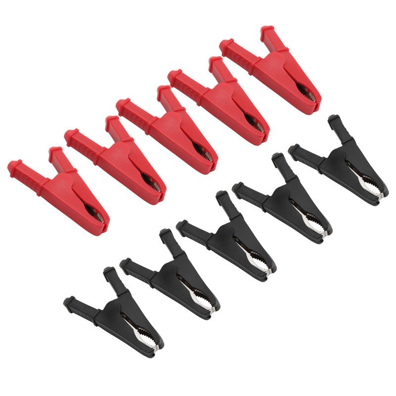 10pcs Electric Test Clip Good Electrical Conductivity Corrosion Resistance Power