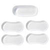 OSALADI 5pcs Transparent Toilet Seat Bumpers and Door Bumpers Pads