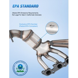 Nilight Catalytic Converter for Chevy Colorado GMC Canyon 2004 2005 2006, Hummer H3/Isuzu i-350 2006(EPA Standard)