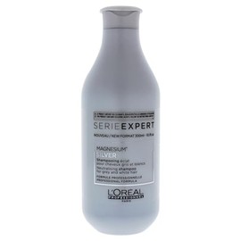 LOreal Professionnel Serie Expert - shampoo matizador o neutralizante para cuidado de tonos grisesplatinados o con canas                              