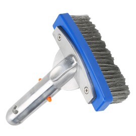 High Efficiency 5.5in Swimming Pool Stainless Steel Brush for Spa Pond Floor Wall Equipment with Installation - Pool Brushes