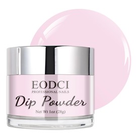 eodci Dip Powder Pink Color, Nail Dipping Powder French Pro Collection System Nail Art Starter Manicure Salon DIY at Home, Odor-Free & Long-Lasting, 1oz