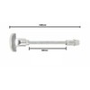 Home Supplies Direct Replacement Bathroom Lock Door Handle Thumb Turn