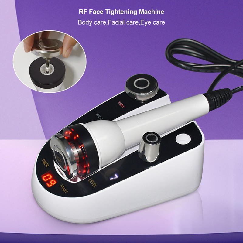 3 in 1 RF Skin Tightening Machine 7 Gears Remove