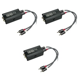 3X Ground Loop Audio Isolator Audio Noise Filter Noise Suppressor Isolator Audio Signal Noise Reducer for PC