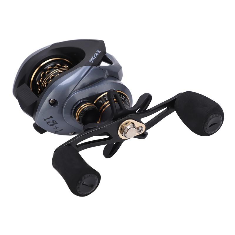 Baitcasting Reel Lure Fishing Reel Wheel 7.2:1 Ratio 18+1BB with