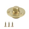 Semetall Solid Brass Boat Drian Plug Kit,1/2" Boat Male Plug,Marine