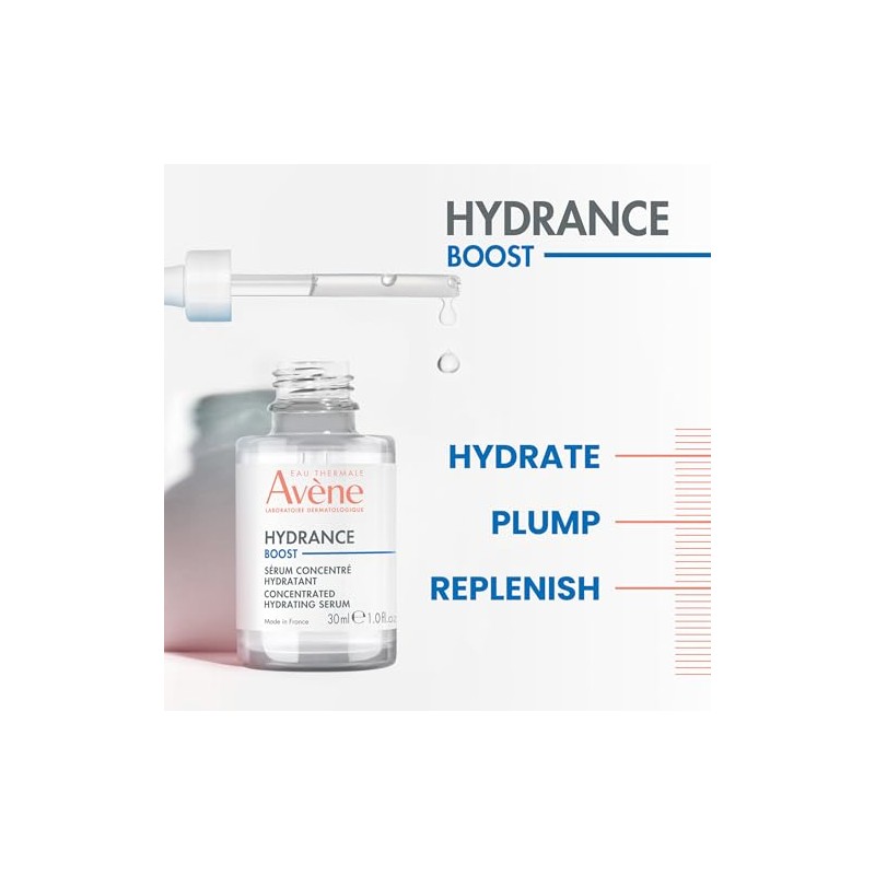 Eau Thermale Avene Hydrance Boost Concentrated Hydrating Serum, 48 Hour