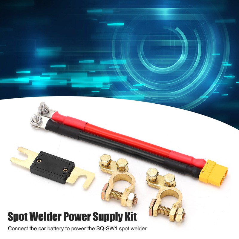 Car Battery Connection Kit XT90 Extension Cord Spot Welder Battery
