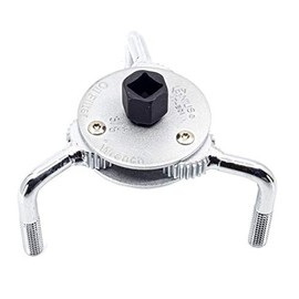 Genius Tools 3/8" Dr. Three-Legged Adjustable Metal Oil Filter Wrench 3" - 5" Filter Size Capacity - AT-B01