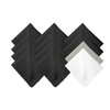Microfiber Cleaning Cloth 12-Pack Individualy Packed (6"x 7") Glasses Cleaning