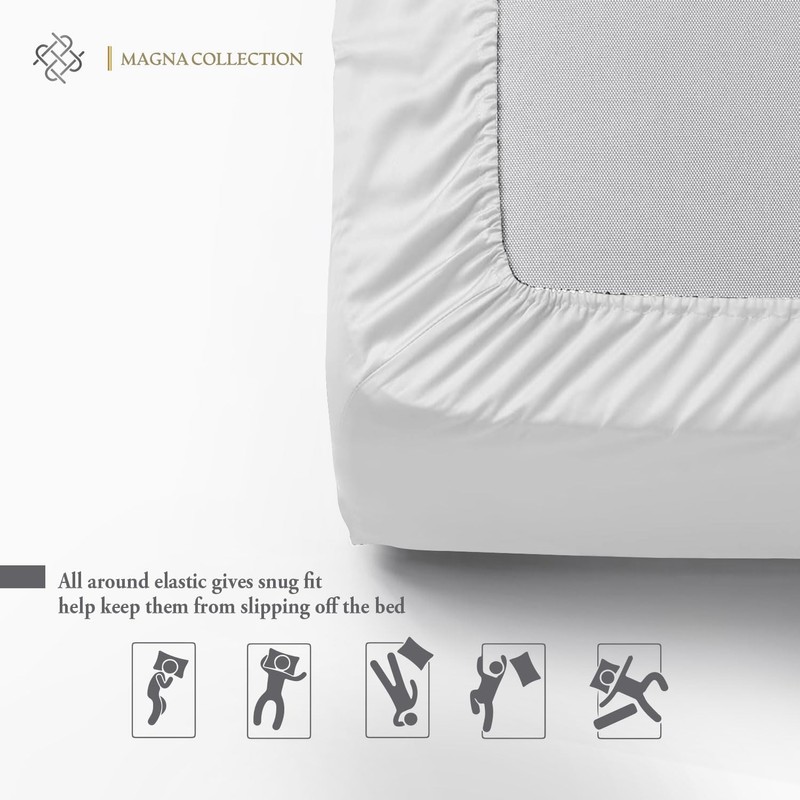 Double Fitted Sheet - 135 x 190cm with 30cm Deep