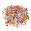 1000Pcs Dog Bone Buttons Bright Vivid Colors Cute Dog Bone