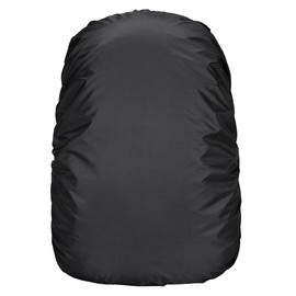 KASSAI Backpack Rain Cover, Waterproof, 6.2 - 32.8 gal (20 - 100 L), Cross Buckle, Storage Bag Included, Selectable Size, Inspected in Japan, Black