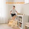 Toddler Step Stool Wooden 2 Step - Height Adjustable Bathroom