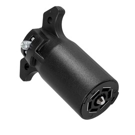 MACHSWON Car Trailer Plug Adaptor Connector 7 Way Pin Round End Towing Wiring Replacement Socket