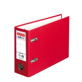 Herlitz 10842342 Ordner maX.file protect A5 quer rot FSC Mixed