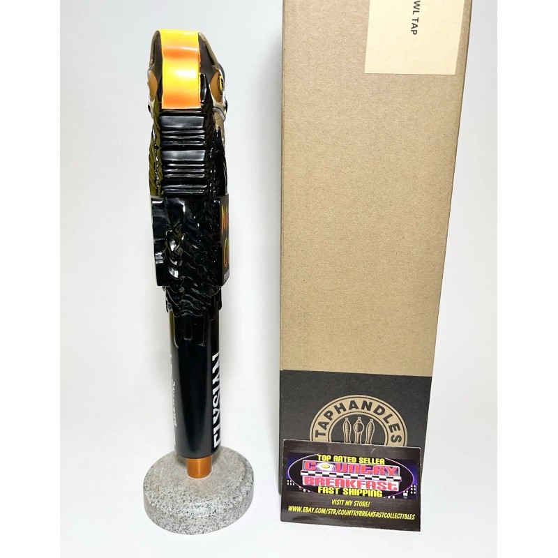 Elysian Brewing Night Owl Pumpkin Ale Beer Tap Handle 11”