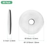 M METERXITY 60-Pack EPDM Bonded Sealing Rubber Washers, 304 Stainless