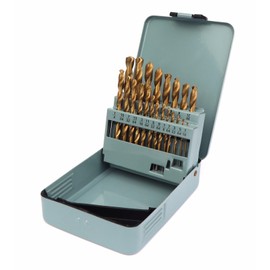 21 PCS, 1/16 "- 3/8", Titanium, High Speed Steel Drill bits