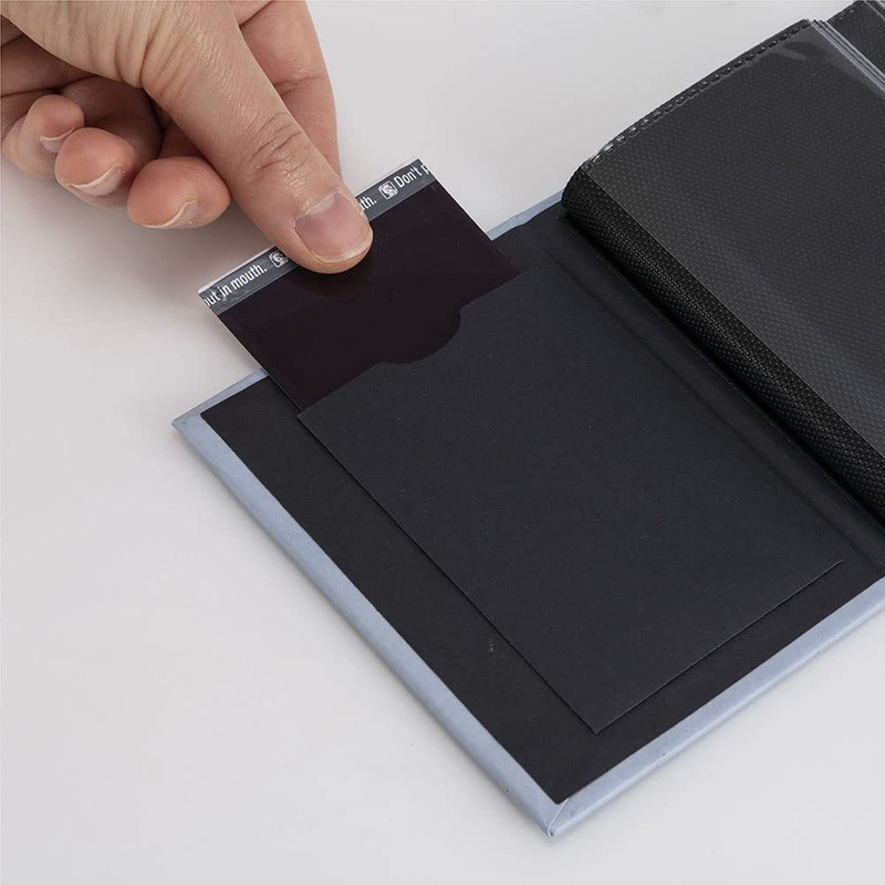 Nakabayashi Pocket Album for Instax, Welding Type/Card・Instax Size・1-Tier Pocket, Blue