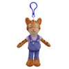 BANDAI Adorable Frankie Clip On Toy, Soft 13cm Teddy Keychain,