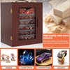 WELIDAY Miniature Storage Case for Collectibles, Miniature Display Cases with