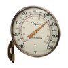 Taylor Heritage Metal Dial Thermometer, Easy to Read Numbers for