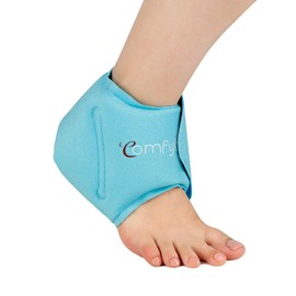 Comfytemp Ankle Ice Pack Wrap (1 Pack), Reusable Foot Ice Pack for Injuries, Hot and Cold Gel Pack for Foot and Ankle Comfort, Cold Compress for Soothing Discomfort, Swelling, Gift for Men Women