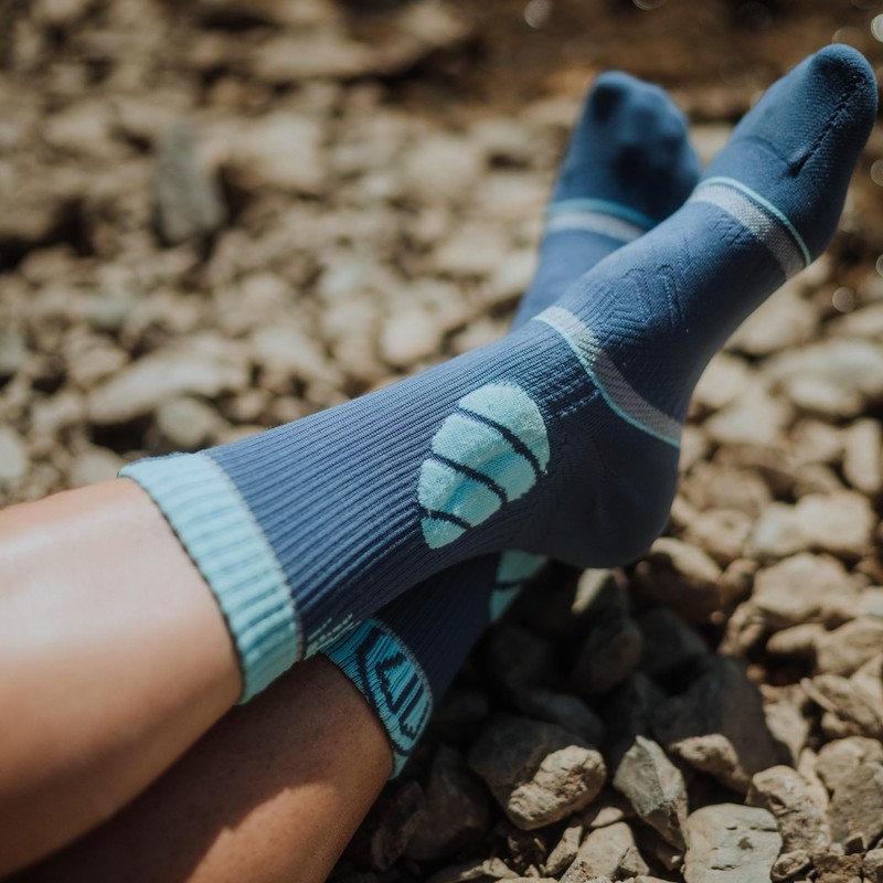SIDAS Unisex Trail Running-Socken, Ultra, Blau, 42-43 EU