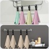 CODOHI 4 Pack Genuine Leather Towel Clips for Kitchen, Magnetic