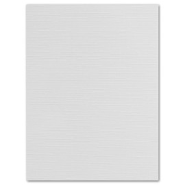 50 DIN A5 Single Cards Paper Sheets with Linen Structure - Bright White - 240 g/m² - 14.8 x 21 cm - Craft Sheet Clay Paper Photo Card Craft Paper Coloured Card