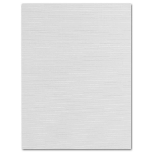 50 DIN A5 Single Cards Paper Sheets with Linen Structure