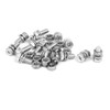 Sourcingmap M5 x 12mm 304 Stainless Steel Phillips Hex Head