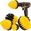 Aongray 4 Pack Drill Brush 1/4’ Power Scrubber Attachment Kit