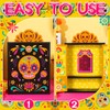 Leinuosen Day of The Dead Ofrenda Wooden Box Set Dia