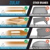 Zulay Bamboo Folding Breakfast Tray - Bed & Snack Tray
