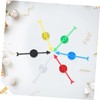 Gatuida 6pcs Magnetic Arrow Spinner Game Props Portable Plastic Pointers